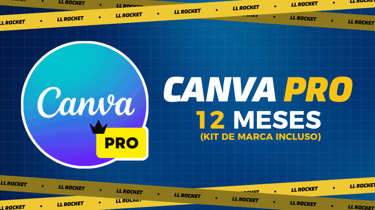 Canva Pro + Kit de Marca (12 Meses)